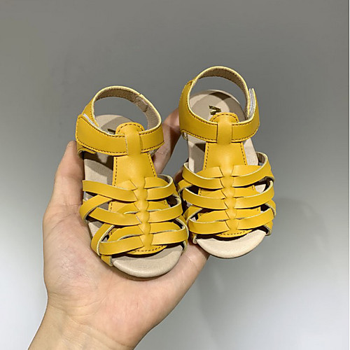

Girls' Comfort PU Sandals Toddler(9m-4ys) Yellow / Brown / Beige Summer