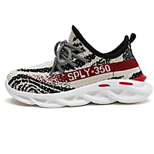 

Boys' / Girls' Comfort Knit / Elastic Fabric Trainers / Athletic Shoes Big Kids(7years ) Running Shoes Black / Pink / Orange Spring / Color Block