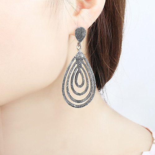 

Women's Earrings Holiday Wedding Birthday Romantic Earrings Jewelry Gold / Silver For Date Street Festival 1 Pair
