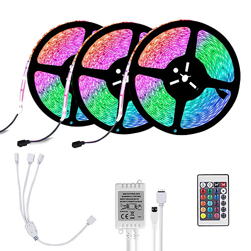 

LOENDE 3x5M Flexible LED Light Strips Light Sets RGB Tiktok Lights 900 LEDs 2835 SMD 8mm 1 set Christmas / New Year's Creative / Cuttable / Decorative 12 V