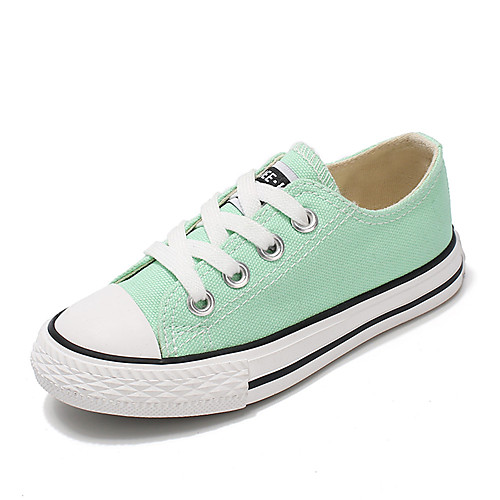 

Girls' Comfort Canvas Sneakers Lace up Little Kids(4-7ys) / Big Kids(7years ) White / Black / Purple Spring / Fall / TR