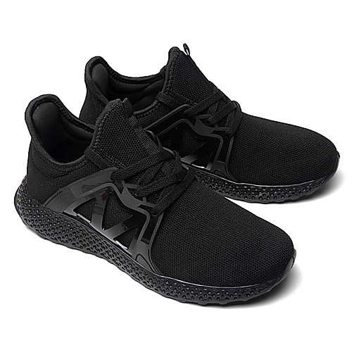 

Men's Summer Sporty / Casual Athletic Daily Trainers / Athletic Shoes Running Shoes / Walking Shoes Mesh Breathable Black / Red / Blue