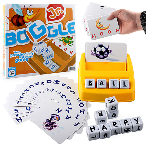 

Educational Flash Card Matching Letter Game Picture Word Matching Game Educational Toy Letter Spelling Letter Reading Game Improve Memory Plastics Kid's Preschool Cute Kits Non Toxic 30 pcs 3-6 Y