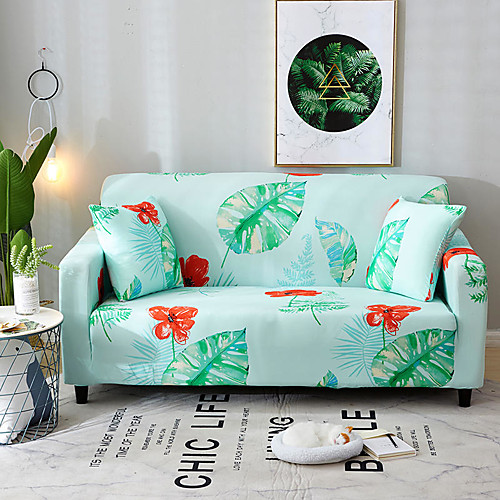 

2020 New Stylish Simplicity Print Sofa Cover Stretch Couch Slipcover Super Soft Fabric Retro Hot Sale Couch Cover (1 free pillowcase 45 45cm)