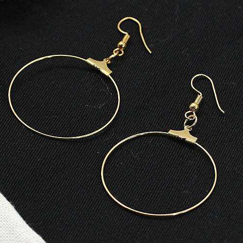 

Women's Earrings Holiday Wedding Birthday Romantic Earrings Jewelry Gold For Date Street Festival 1 Pair