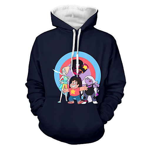 

Inspired by steven universe Cosplay Costume Hoodie Polyster Print Printing Hoodie For Men's / Women's