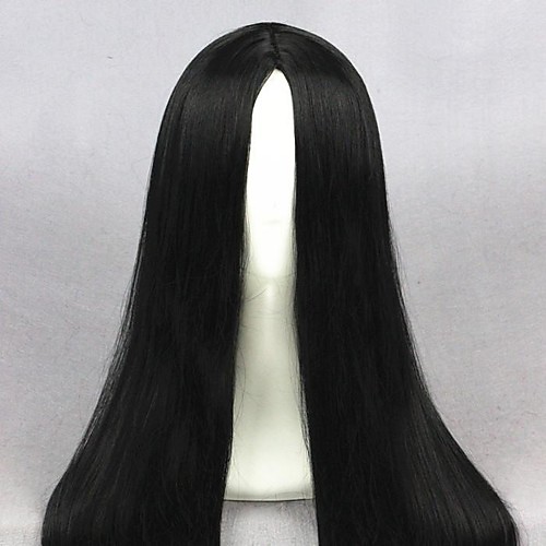 

Cosplay Wig Cosplay Cosplay Straight Cosplay Halloween Middle Part Wig Long Black Synthetic Hair 23 inch Women's Anime Cosplay Comfortable Black