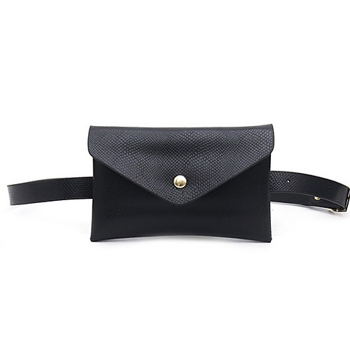 

Women's Zipper PU Crossbody Bag 2020 Snakeskin White / Black / Almond