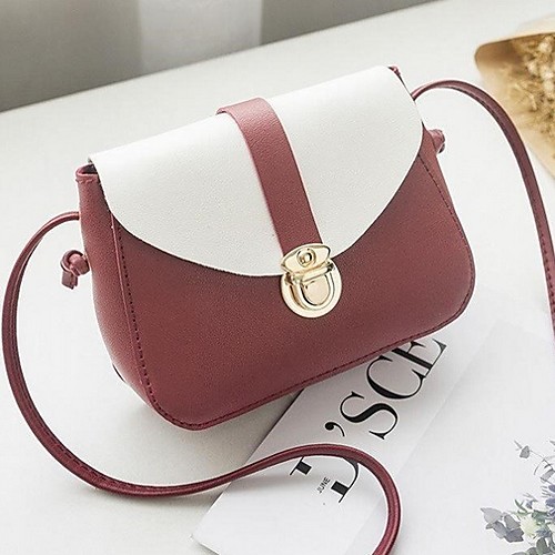 

Women's Zipper PU DIY Handmade 2020 Solid Color Wine / White / Black