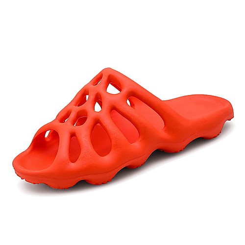

Women's Slippers & Flip-Flops Summer Flat Heel Open Toe Casual Daily Solid Colored EVA(ethylene-vinyl acetate copolymer) White / Black / Red