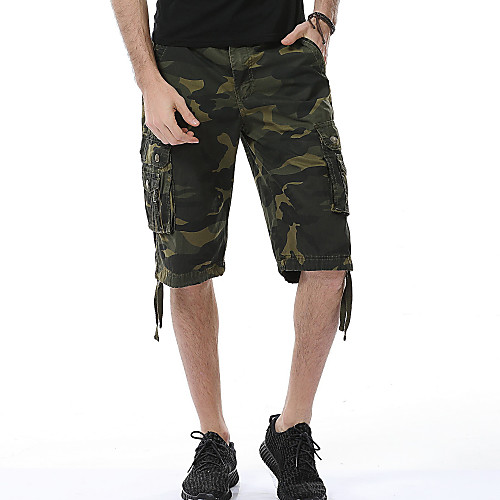

Men's Basic Holiday Shorts Tactical Cargo Pants - Camouflage Patchwork Print Outdoor Red Army Green Royal Blue XS / US32 / UK32 / EU40 / S / US34 / UK34 / EU42 / L / US38 / UK38 / EU46