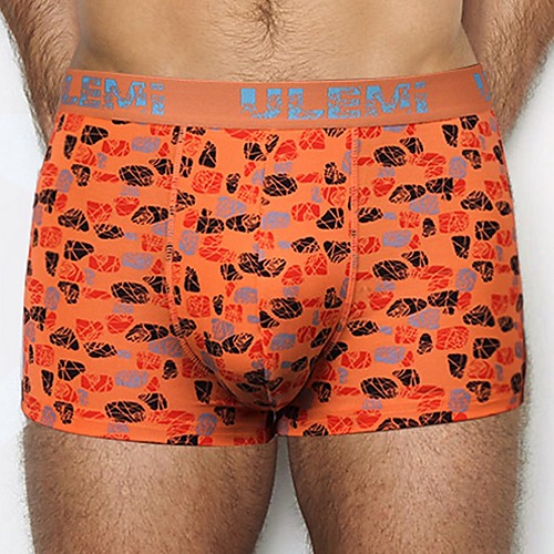 

Men's Basic Briefs Underwear - Normal Mid Waist Blue Red Yellow L XL XXL