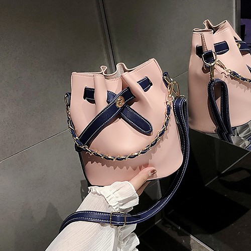 

Women's PU Crossbody Bag Solid Color Black / Blushing Pink / Beige