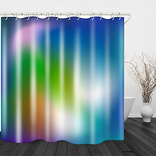 

Dream Space Digital Print Waterproof Fabric Shower Curtain for Bathroom Home Decor Covered Bathtub Curtains Liner Includes with Hooks