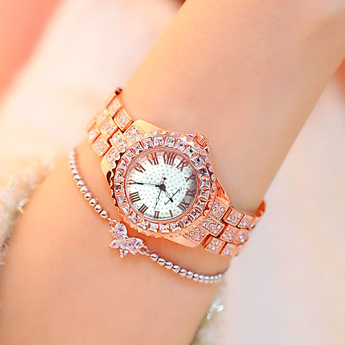 

Women's Quartz Watches Classic Fashion Silver Gold Rose Gold Alloy Chinese Quartz Rose Gold Gold Silver New Design Casual Watch Imitation Diamond 1 pc Analog One Year Battery Life
