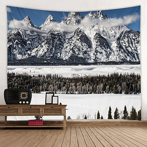 

Mountains Printed Tapestry Decor Wall Art Tablecloths Bedspread Picnic Blanket Beach Throw Tapestries Colorful Bedroom Hall Dorm Living Room Hanging