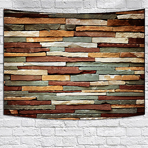 

3D Art Decorations Brick Stone Print Pattern Bedspread Wall Hanging Tapestry Home Room Decor