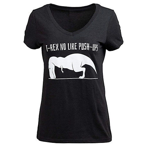 

Women's Running T-Shirt Workout Shirt Round Neck Running Walking Jogging Breathable Moisture Wicking Soft Sportswear Funny Plus Size Tee / T-shirt Top Short Sleeve Activewear Micro-elastic