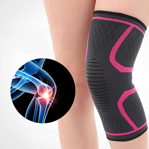 

Knee Brace Knee Sleeve for Joint Pain and Arthretith Marathon Running Anti-slip Strap Compression Collision Avoidance Fast Dry Breathable Women's Men's Emulsion Spandex Fabric 1 Piece Sports Daily