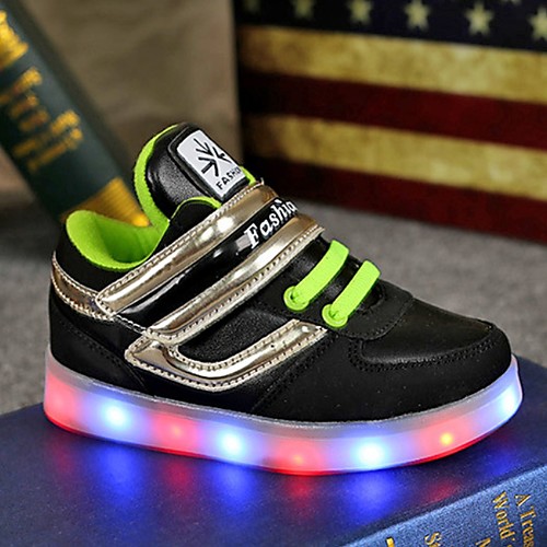 

Girls' LED Shoes PVC Trainers / Athletic Shoes Little Kids(4-7ys) Green / Blue Summer