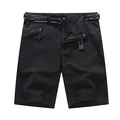 

Men's Hiking Shorts Outdoor Waterproof Breathable Quick Dry Ultra Light (UL) Shorts Bottoms Fishing Beach Camping / Hiking / Caving Black Army Green Dark Navy M L XL XXL XXXL