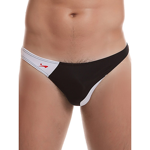 

Men's Basic G-string Underwear - Normal Low Waist Black Blushing Pink Green S M L