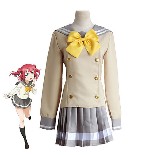

Inspired by Love Live Anime Cosplay Costumes Japanese Cosplay Suits Top Skirt Bow Tie For Women's