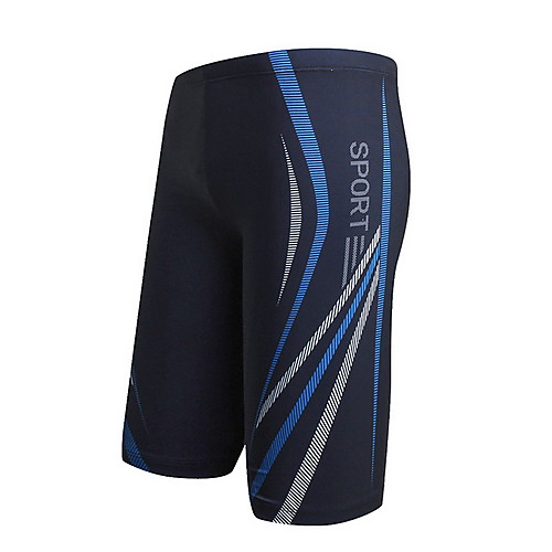 

Men's Navy Blue Beach board shorts Swimwear Swimsuit - 3D Print Quick Dry L XL XXL Navy Blue