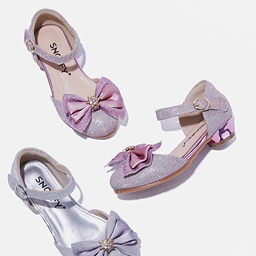 

Girls' Comfort PVC Heels Little Kids(4-7ys) Pink / Silver Summer