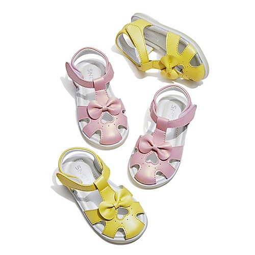 

Girls' Comfort PVC Sandals Little Kids(4-7ys) Yellow / Pink Summer