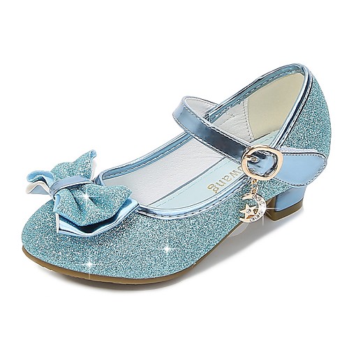 

Princess Shoes Girls' Movie Cosplay Sequins Golden Purple Blue Shoes Children's Day Masquerade Polyester