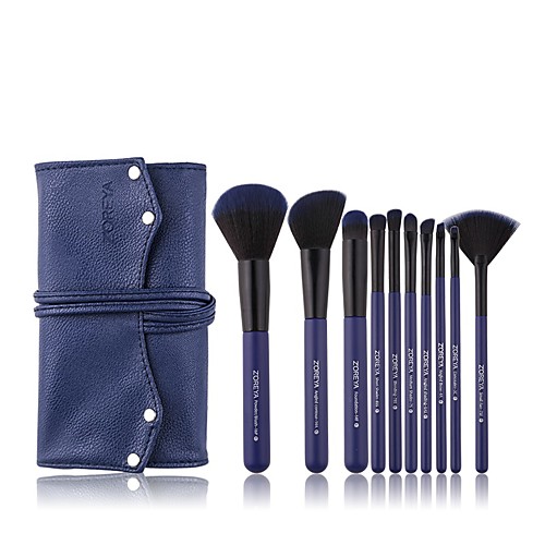 

Professional Makeup Brushes 10pcs Soft Artificial Fibre Brush Plastic for Foundation Brush Makeup Brush Set