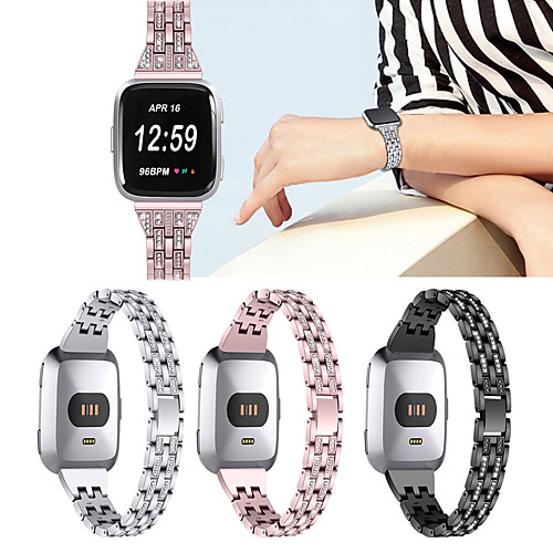 

Stainless Steel Watch Band Strap for Fitbit Versa 18cm / 7 Inches 2.3cm / 0.91 Inches