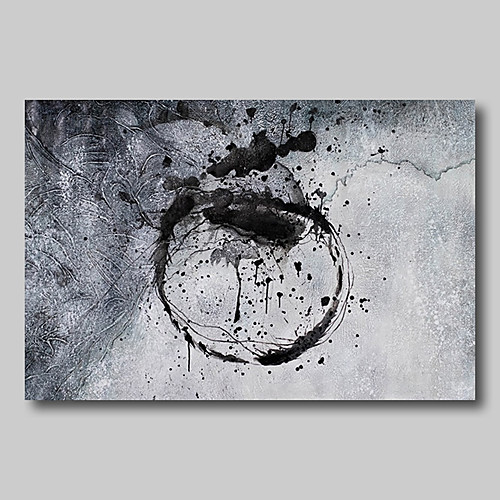 

Oil Painting Hand Painted Horizontal Abstract Abstract Landscape Comtemporary Modern Rolled Canvas (No Frame)