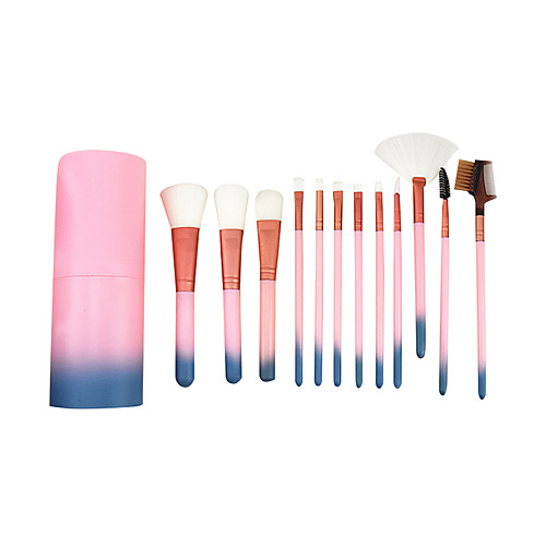 

Professional Makeup Brushes 12pcs Covers Full Coverage Lovely Plastic for Eyeliner Brush Blush Brush Foundation Brush Makeup Brush Lip Brush Lash Brush Eyeshadow Brush