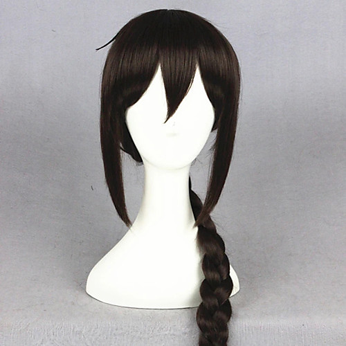 

Cosplay Costume Wig Cosplay Wig Orihara Mairu DuRaRaRa Straight Cosplay With Bangs Wig Long Brown Synthetic Hair 24 inch Women's Anime Cosplay Plait Hair Brown