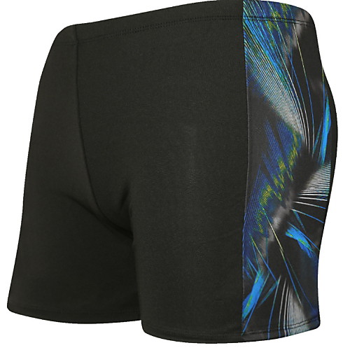 

Men's Navy Blue Swim Trunk Bottoms Swimwear Swimsuit - 3D Print Quick Dry L XL XXL Navy Blue