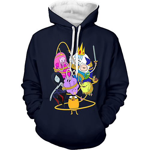 

Inspired by Adventure Time Cosplay Costume Hoodie Polyster Print Printing Hoodie For Men's / Women's