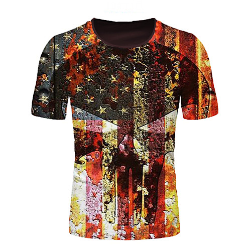 

Men's Graphic Print T-shirt Daily Yellow
