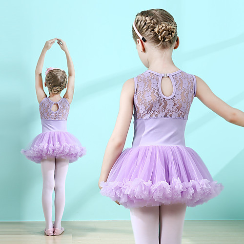 

Swan Lake Ballet Dancer Dress Tutu Girls' Movie Cosplay Tutus Pink / Lavender Dress Cotton