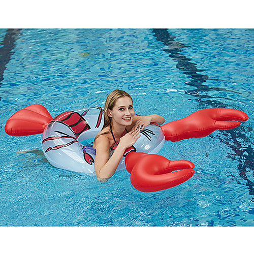 

Swim Rings Pool Float Pool Floaties Fun Inflatable Giant Soft Plastic Summer Lobster Vacation Beach Swimming Pool Party Men's Women's Adults