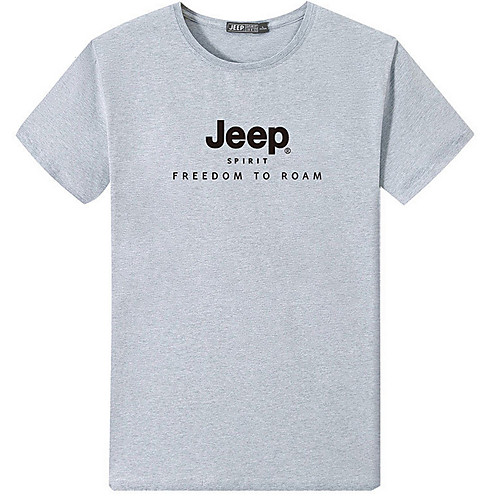 

Men's Letter T-shirt Daily White / Black / Army Green / Light gray / Dark Gray