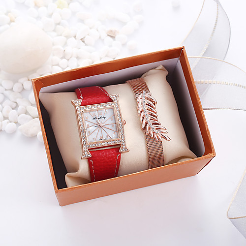 

Women's Quartz Watches Analog Quartz Formal Style Stylish Fashion Chronograph Creative Casual Watch / PU Leather