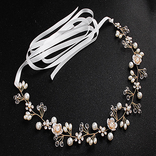 

Alloy Headbands with Flower 1 Piece Wedding / Party / Evening Headpiece