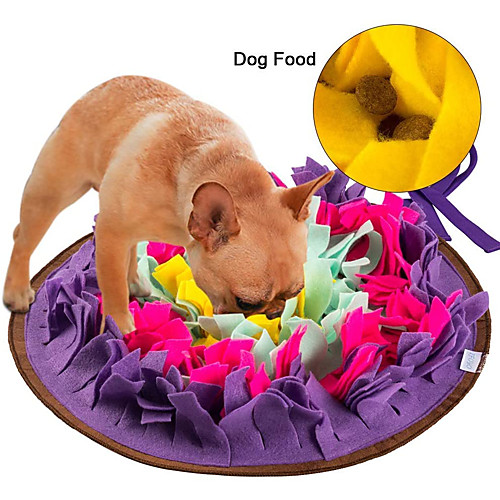 

Feeding Mat Snuffle Mat Dog Pet Toy 1pc Flower Foldable Washable Pet Exercise Encourage Natural Foraging Skills Polyester Gift