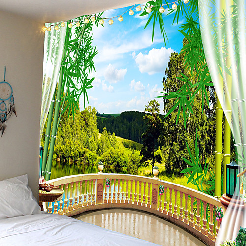 

Beautiful natural scenery beautiful stereoscopic tapestry or background cloth or decorative cloth