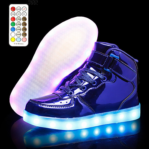 

Unisex Light Up Shoes PU Fall & Winter LED Sneakers Black / Gold / Blue
