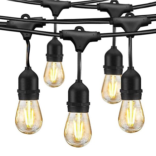 

15m String Lights 15 LEDs Warm White Waterproof Outdoor Party 110 V