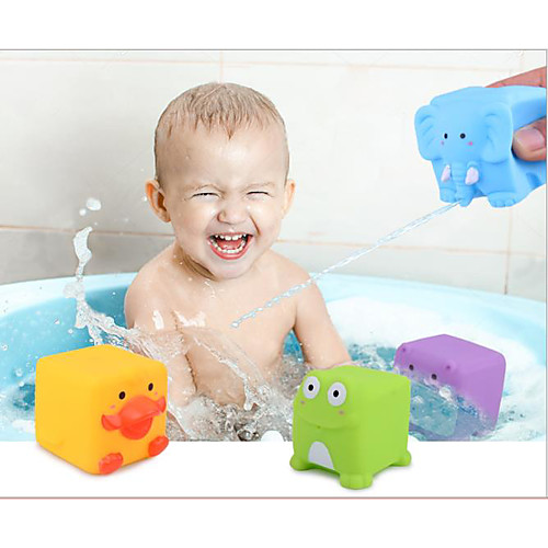

Bath Toy Pools & Water Fun Water Toys Water Play Sets Bathtub Toy Elephant Cow Tiger PVC (Polyvinylchlorid) Floating Adorable Lovely 6 pcs Child's Baby Spring & Summer All Seasons for Toddlers