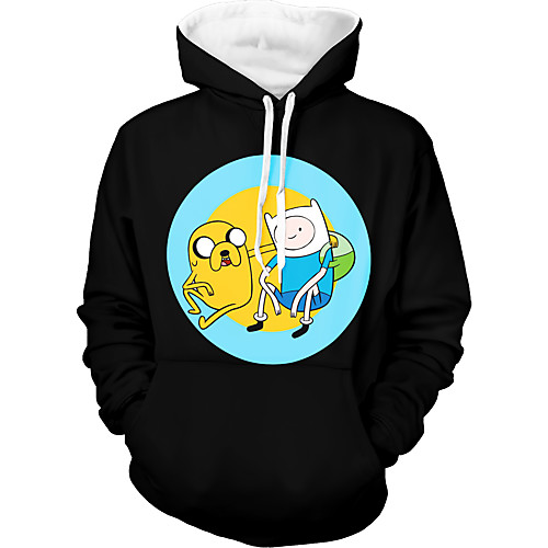 

Inspired by Adventure Time Cosplay Costume Hoodie Polyster Print Printing Hoodie For Men's / Women's